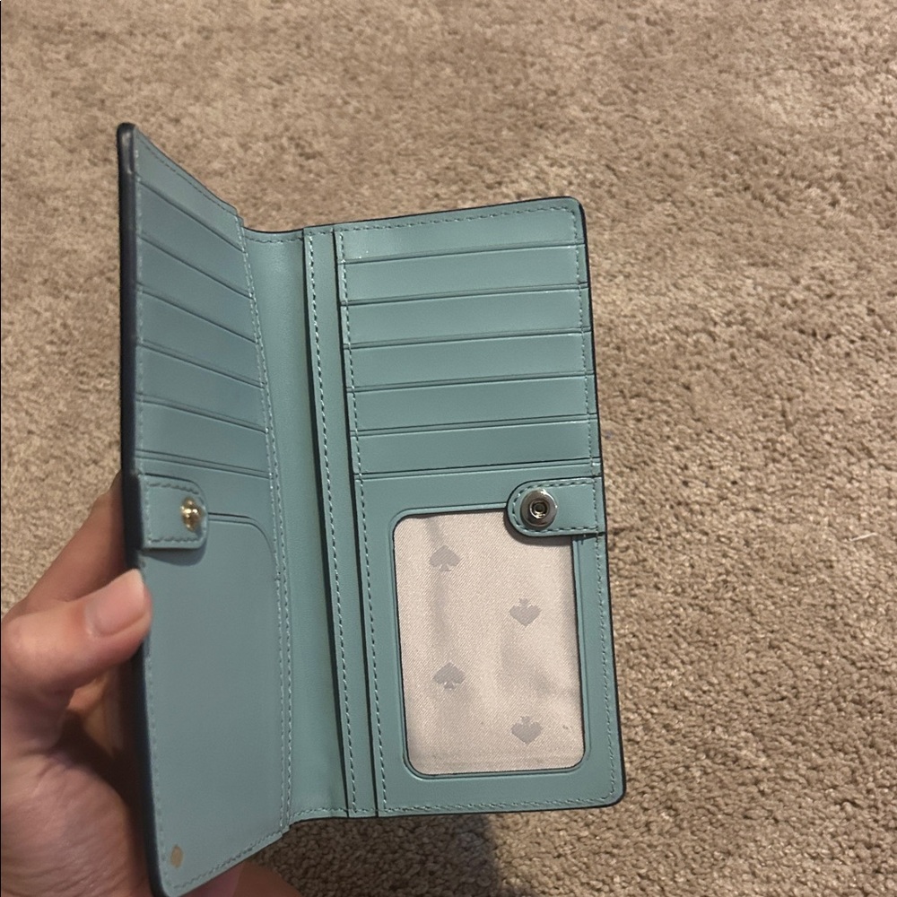 Kate Spade Teal Wallet - Picture 3 of 4
